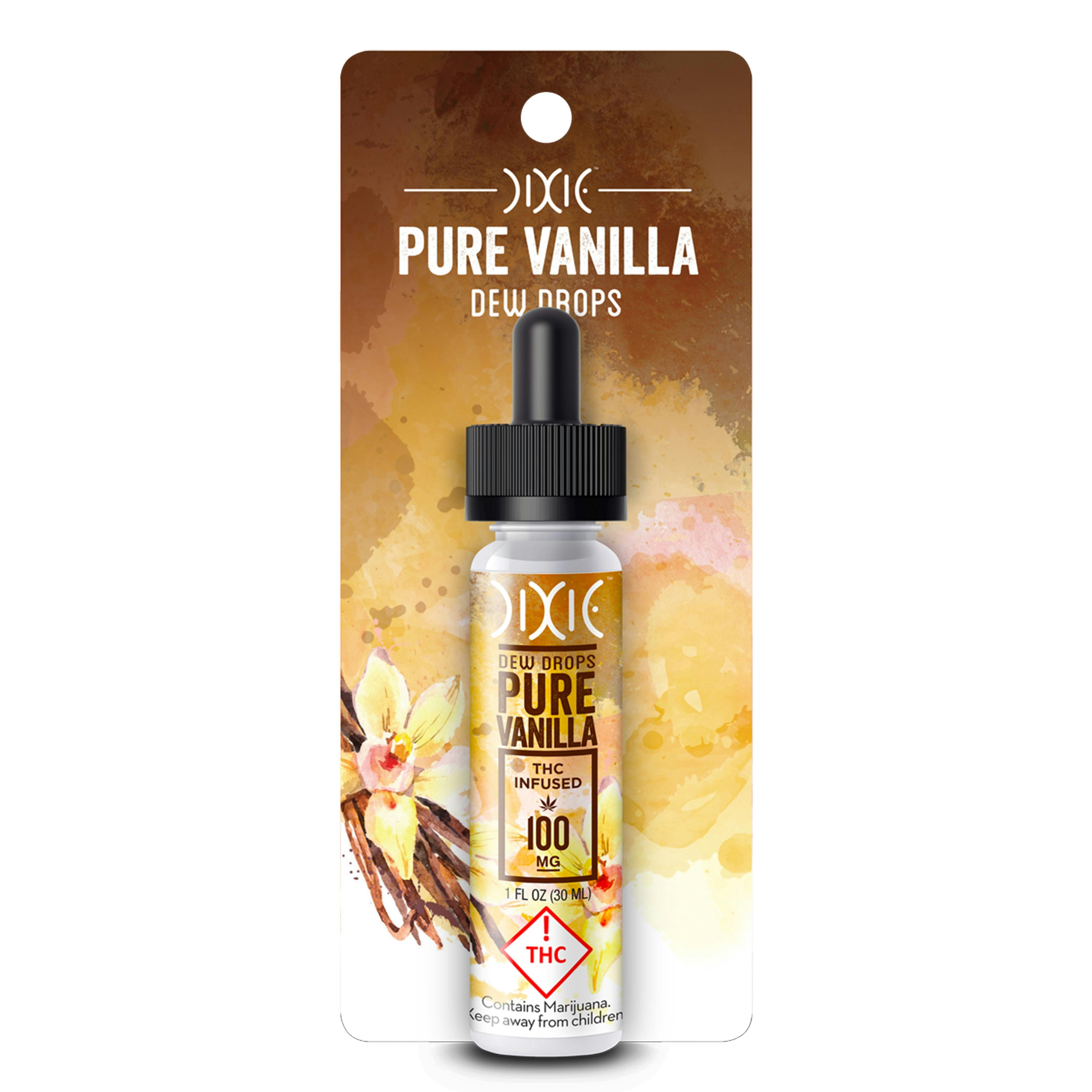 Dixie Brands Pure Vanilla Dew Drop 100mg Leafly